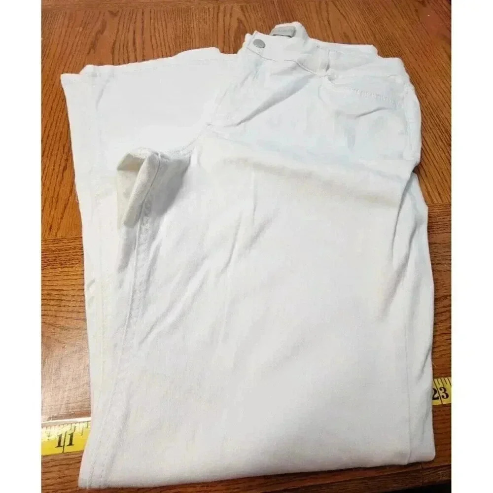 Laura Ashley White Chino Pants Size 16, Inseam 31"